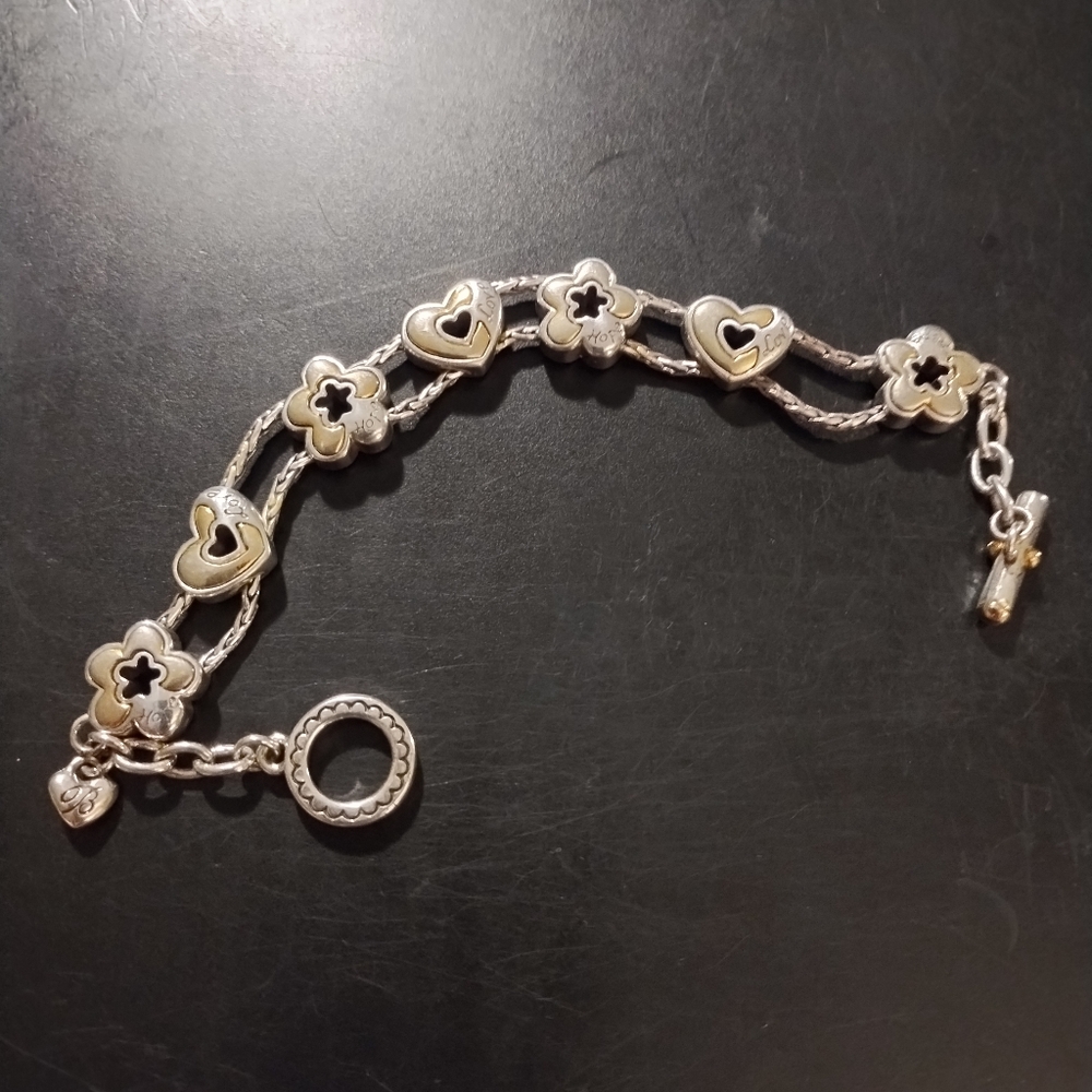 Brighton Hearts And Flowers Bracelet